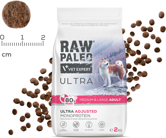 RAW PALEO ULTRA MEDIUM & LARGE ADULT PORK